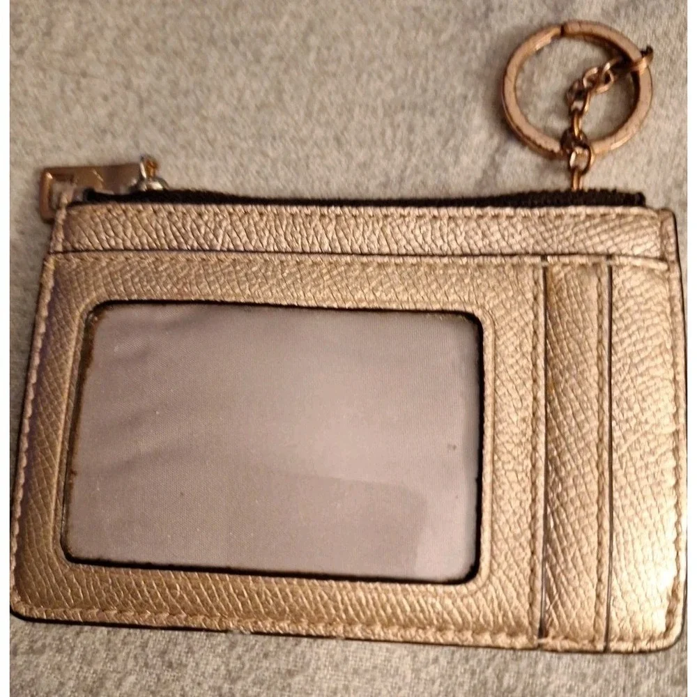 Small Coach Change Purse Gold
